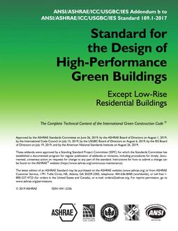 ASHRAE/ICC/USGBC/IES 189.1-2017 Addendum b