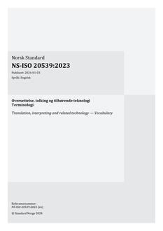 NS-ISO 20539:2023