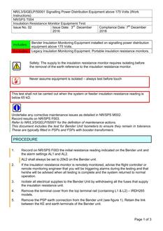 NR NR/L3/SIGELP/50001/SPS T004 ISSUE 2