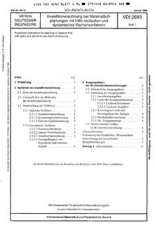 VDI VDI 2693 BLATT 1
