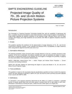 SMPTE EG 5