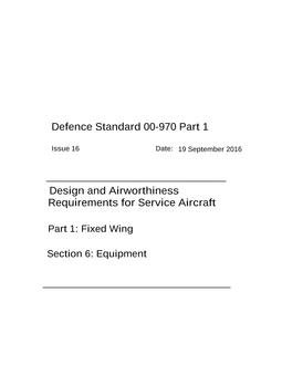 MODUK DEF STAN 00-970: PT 1: SEC 6