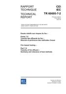 IEC/TR 60695-7-2 Ed. 1.0 b:2002
