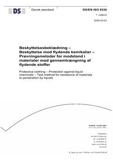 DANSK DS/EN ISO 6530