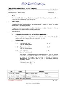 FORD WSE-M96B69-A2