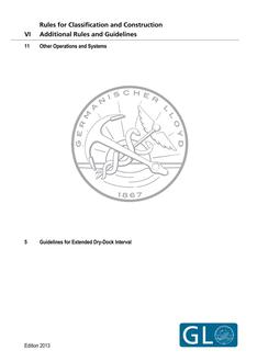 DNV GL ADDITIONAL RULES AND GUIDELINES VI-11-5
