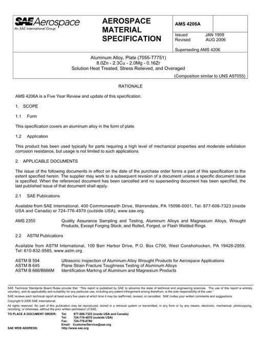 SAE AMS4206A