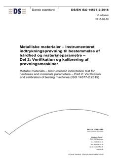 DANSK DS/EN ISO 14577-2