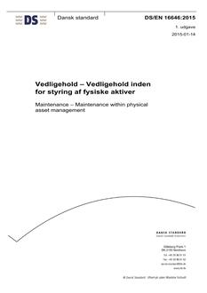 DANSK DS/EN 16646