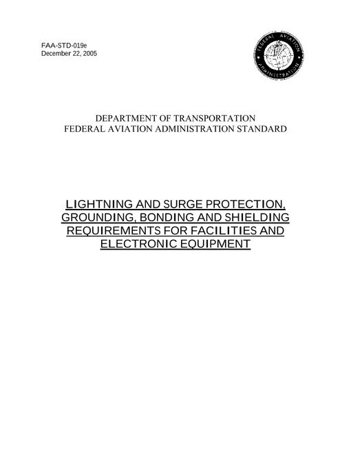 FAA FAA-STD-019 REV E