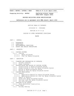 NAVY UFGS-09 97 13.26