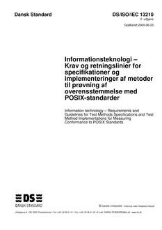 DANSK DS/ISO/IEC 13210