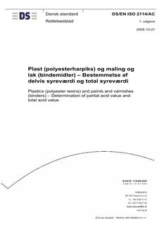 DANSK DS/EN ISO 2114