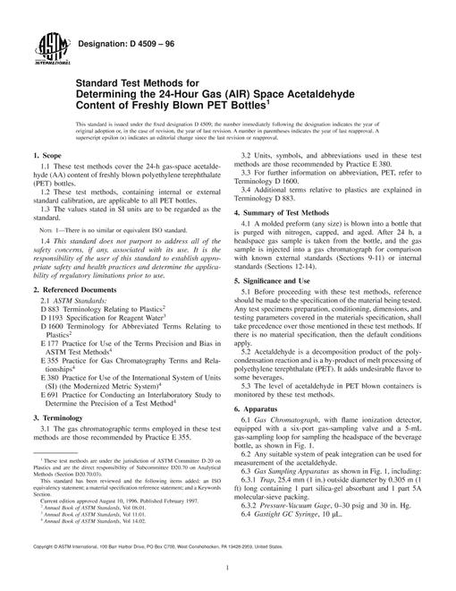 ASTM D4509-96