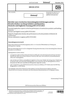 DIN EN 15725 - DRAFT