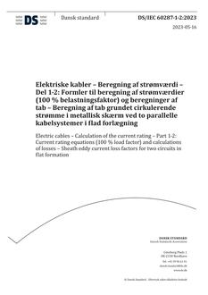 DANSK DS/IEC 60287-1-2