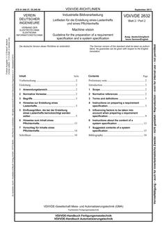 VDI VDI/VDE 2632 BLATT 2
