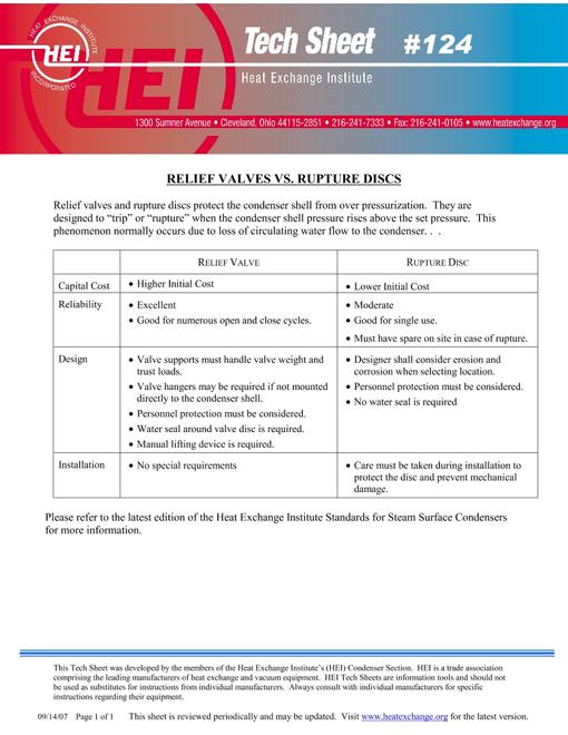 HEI Tech Sheet #124