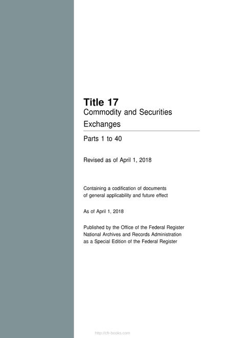 CFR 17CFR 1-END