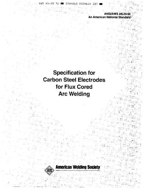 AWS A5.20