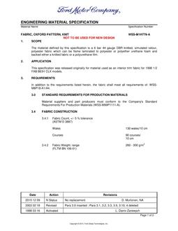 FORD WSS-M1H779-A