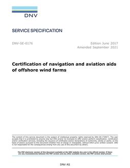 DNV DNV-SE-0176