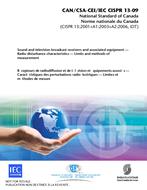 CAN/CSA-CEI/IEC CISPR 13-09 (R2014)
