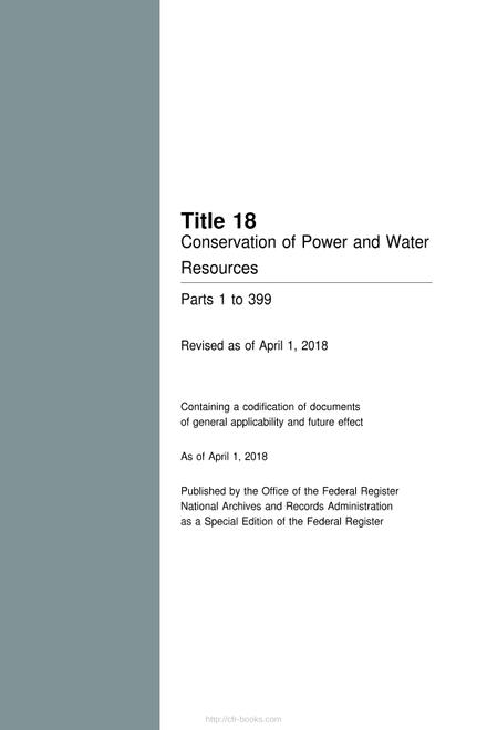 CFR 18CFR 1-399