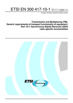 ETSI EN 300 417-10-1