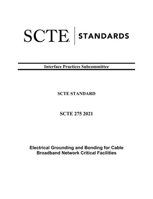 SCTE 275 2021