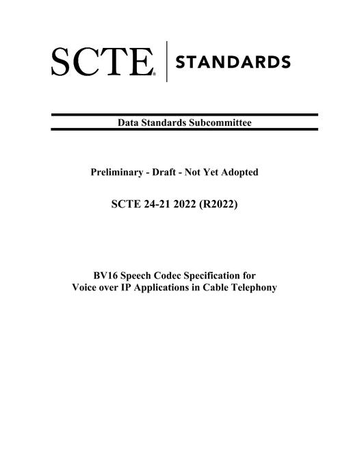 SCTE 24-21 2017 (R2022)