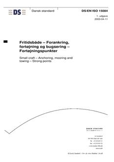 DANSK DS/EN ISO 15084