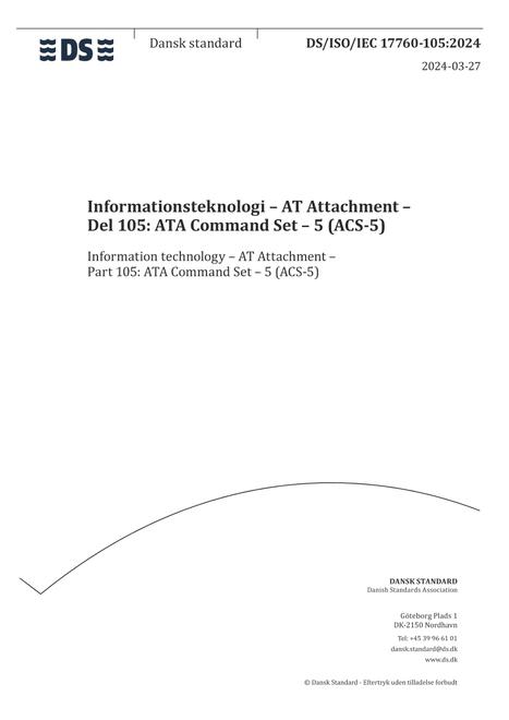 DANSK DS/ISO/IEC 17760-105