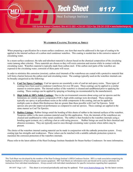 HEI Tech Sheet #117