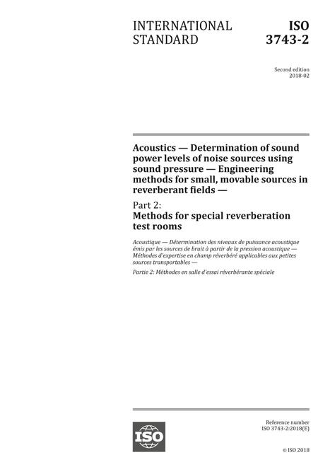 ISO 3743-2:2018