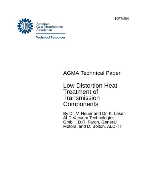 AGMA 10FTM04
