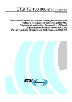 ETSI TS 186 006-2