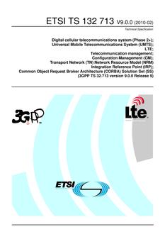 ETSI TS 132 713