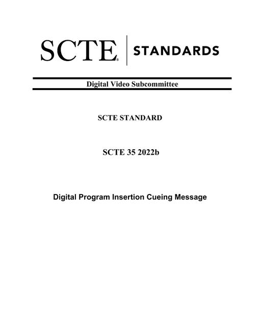 SCTE 35 2022b