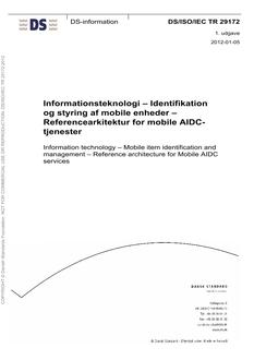 DANSK DS/ISO/IEC TR 29172