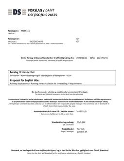 DANSK DSF/ISO/DIS 24675