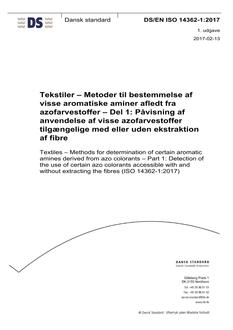 DANSK DS/EN ISO 14362-1