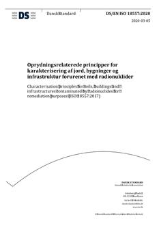 DANSK DS/EN ISO 18557