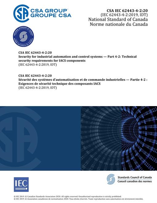 CAN/CSA-IEC 62443-4-2:20