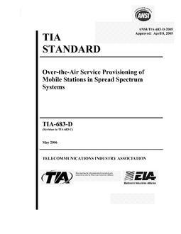 TIA ANSI/TIA-683-D