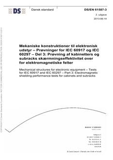 DANSK DS/EN 61587-3