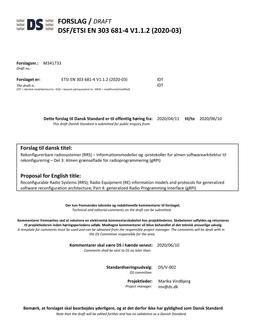 DANSK DSF/ETSI EN 303 681-4 V1.1.2 (2020-03)