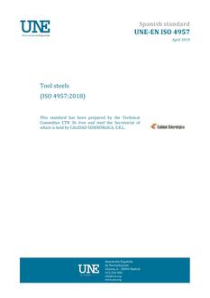 AENOR UNE-EN ISO 4957
