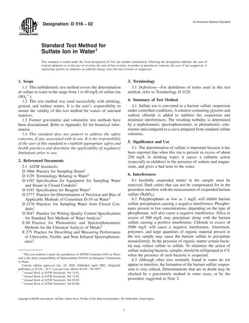 ASTM D516-02