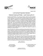 NACE WJ-4/SSPC-SP WJ 4 (R2021)